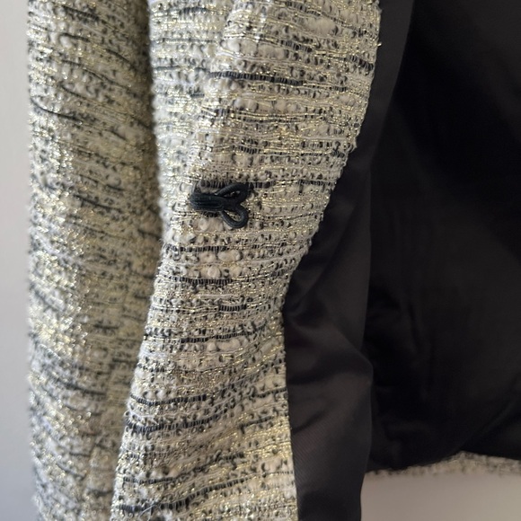 ALICE + OLIVIA - Metallic Tweed Blazer/Jacket - XS- Made in NY City - Picture 12 of 15
